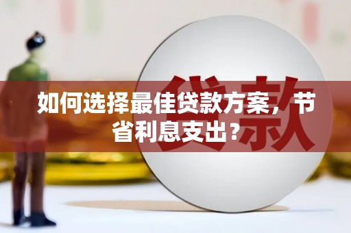连云港如何选择最佳贷款方案，节省利息支出？