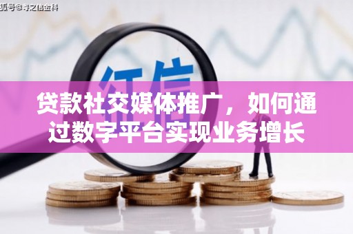 连云港贷款社交媒体推广，如何通过数字平台实现业务增长