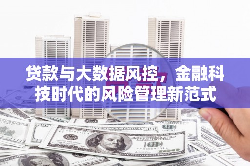 连云港贷款与大数据风控，金融科技时代的风险管理新范式