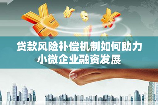 连云港贷款风险补偿机制如何助力小微企业融资发展