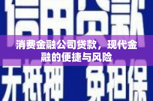 连云港消费金融公司贷款，现代金融的便捷与风险