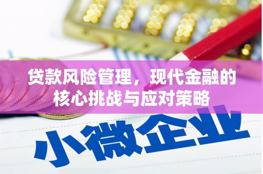 连云港贷款风险管理，现代金融的核心挑战与应对策略
