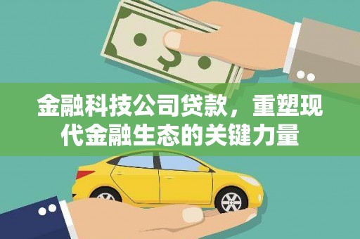 连云港金融科技公司贷款，重塑现代金融生态的关键力量