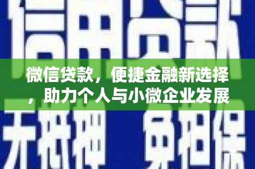 连云港微信贷款，便捷金融新选择，助力个人与小微企业发展