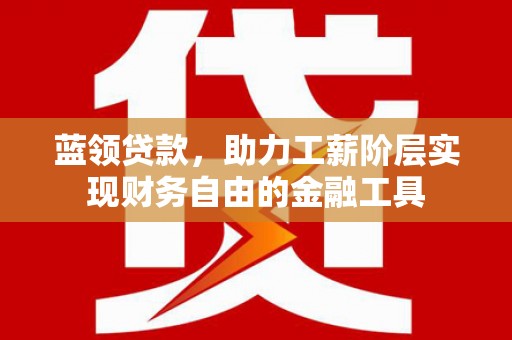 连云港蓝领贷款，助力工薪阶层实现财务自由的金融工具
