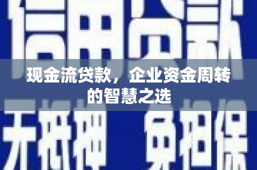 连云港现金流贷款，企业资金周转的智慧之选