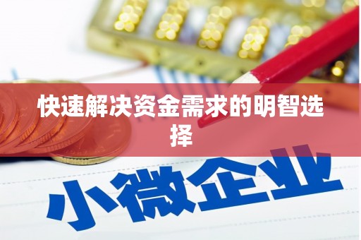 连云港快速解决资金需求的明智选择
